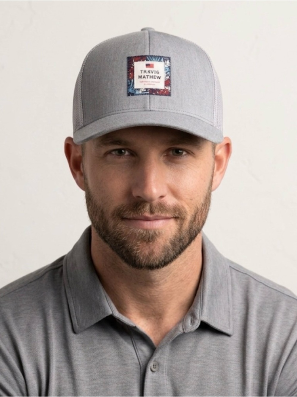 Travis Mathew The Patch Trucker Hat American Flag Baseball Cap